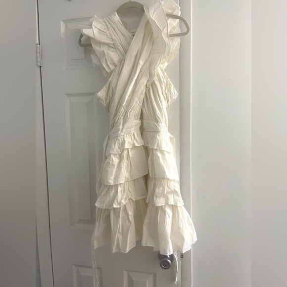 Ruffled halter Mini Dress. NWT! Size L. - Picture 9 of 12
